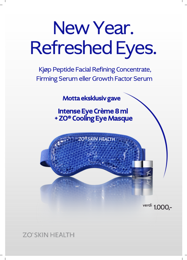 New Year Refreshed Eyes kampanje fra ZO Skin Health med Intense Eye Crème og Cooling Eye Masque