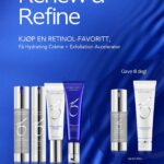 Renew & Refine fra ZO Skin Health med retinolprodukter og duoen Exfoliating Accelerator og Hydrating Crème