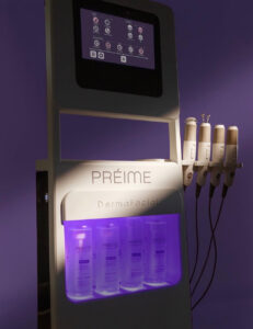 Préime DermaFacial behandlingsmaskin for avansert hudrens og hudforbedring i klinikk