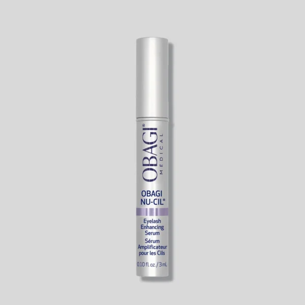 Obagi Nu-Cil Eyelash Enhancing Serum med NouriPlex® Technology for fyldigere og sterkere øyevipper.