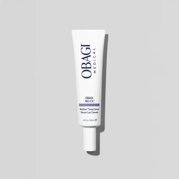 Obagi Nu-Cil BioStim Scalp Serum med BioStim™ Complex som bidrar til en sunn hodebunn og fyldigere hår.